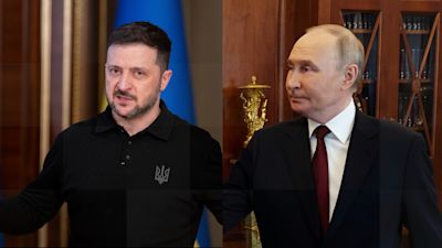 Zelenskyy says Putin's words 'empty' as both sides blame the other for breaking 'Easter truce'
