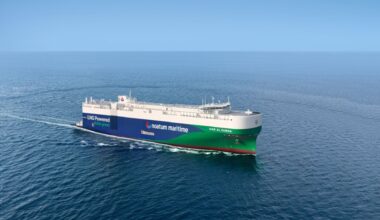 United Global Ro-Ro cheers maiden call of newbuild LNG-powered PCTC at Khalifa Port