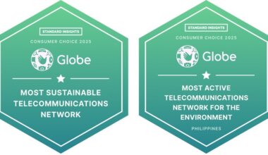 Globe wins Standard Insights Consumer Choice Awards for Green Network and Environmental Commitment