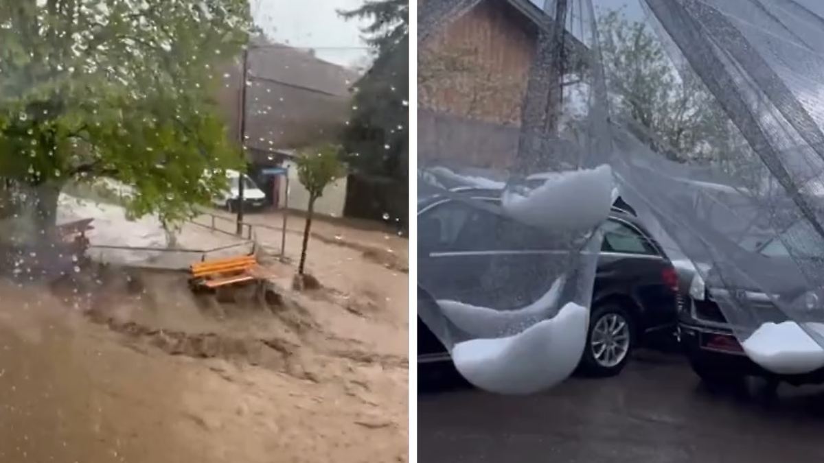 Von Bayern bis zum Harz: Fluten, Riesenhagel, Feuer: Unwetter wüten in Deutschland
