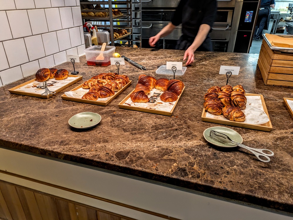 Villa Copenhagen breakfast - Pastries made by Rug bakery