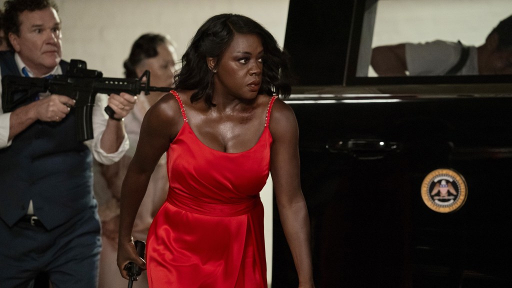 Viola Davis Talks 'G20' Black Woman President