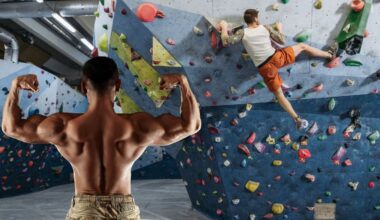 Dans les salles d’escalade, « un étalage inutile de gros muscles » par les grimpeurs torse nu