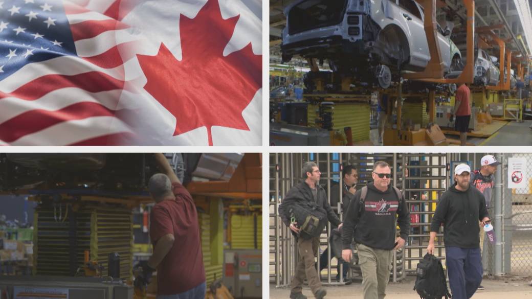Click to play video: 'Canada’s auto sector feels immediate impact of Trump tariffs'