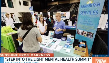 “Step into the light mental health summit” is on Saturday, May 3rd