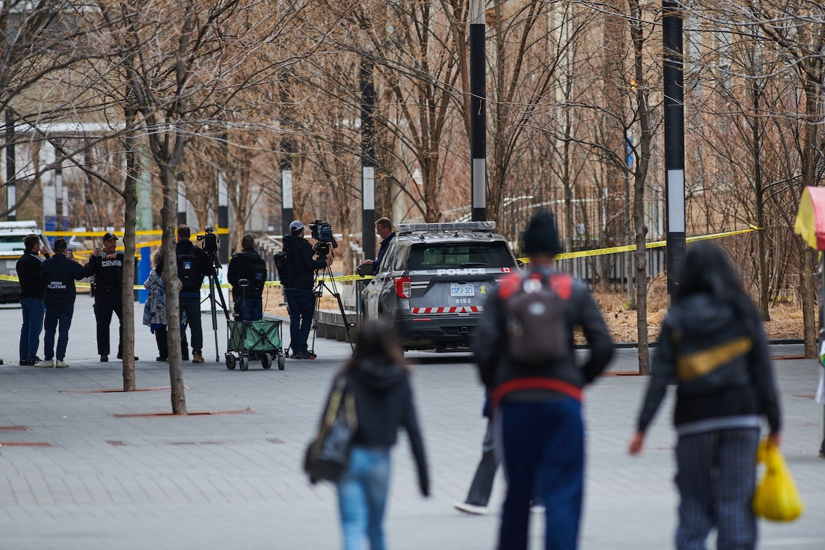 Four pedestrians injured in hit-and-run on Toronto Metropolitan University’s downtown campus