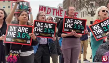 ‘Communities Over Corporations’ rally at Michigan capitol calls for people over profits in politics