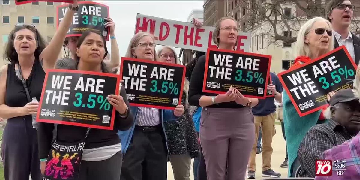 ‘Communities Over Corporations’ rally at Michigan capitol calls for people over profits in politics
