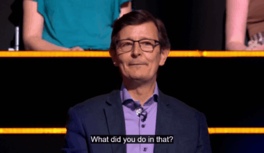 "I'm actually a TV extra..."