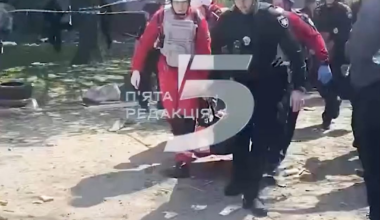 The Russian leadership claims only to hit civilian objects that are used for military purposes. A couple of hours after that, a plane drops a bomb and kills a 69-year-old woman in her own home in Zaporizhzhia.