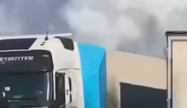 Huge explosion at the GRAU 51 Arsenal east of Moscov 22/4-25. Filming location roughly 6km distance.