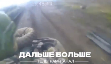 Russian POV: Evacuation team driving an ATV got hit by Ukrainian FPV drone. April 2025