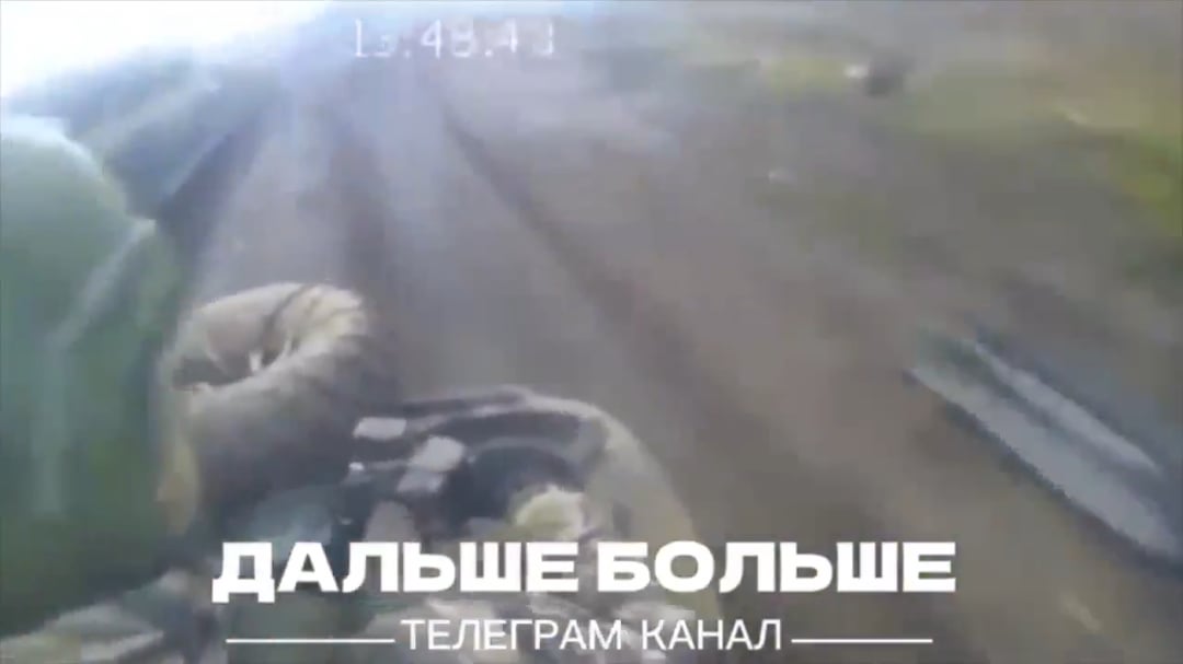 Russian POV: Evacuation team driving an ATV got hit by Ukrainian FPV drone. April 2025