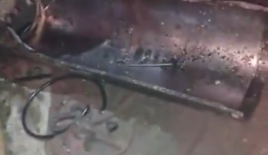 Result of FPV drone strike on Ukrainian SPG