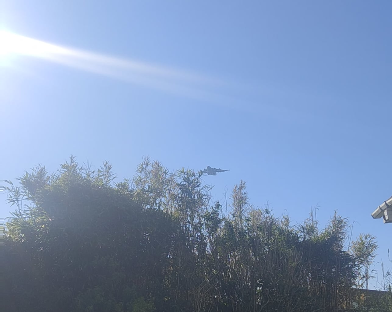 BBQ with our own airshow