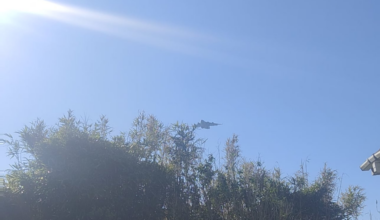 BBQ with our own airshow