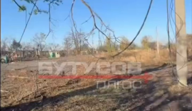 NSFW: "A russian invader who likes to film for TikTok steps on an anti-personnel mine and records his sad story in detail. Another “medical loss” that will not be shown on russian federal TV channels." [Graphic content]