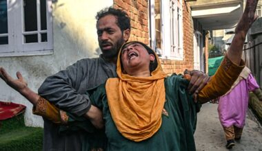 Soldiers demolish homes of alleged attackers in Kashmir following the region’s deadliest civilian assault in decades