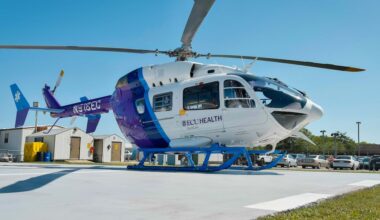 ECU Health honors 40th anniversary of critical transport program EastCare