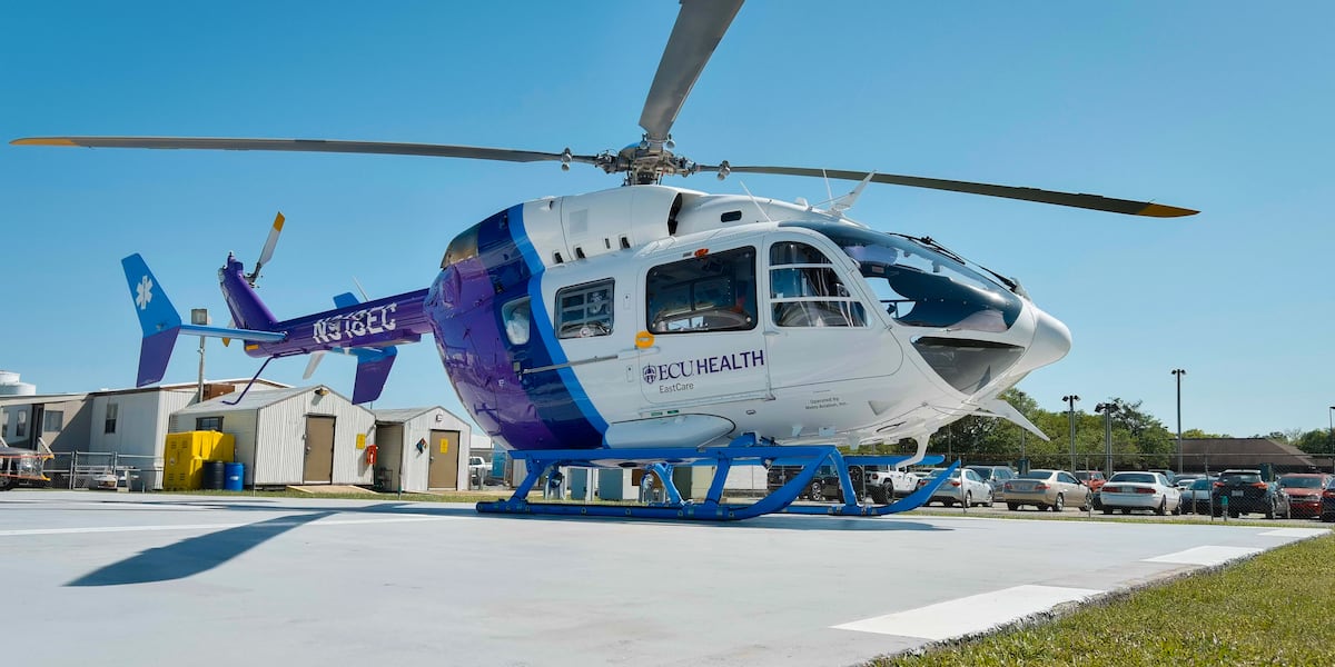 ECU Health honors 40th anniversary of critical transport program EastCare
