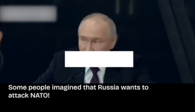 Putin does (not) want to attack Europe. When Putin says you are safe, start preparing for war.