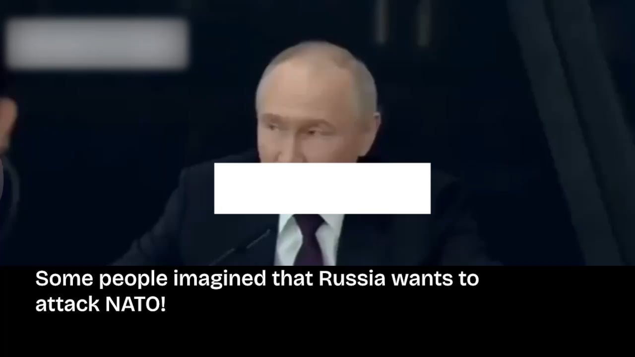 Putin does (not) want to attack Europe. When Putin says you are safe, start preparing for war.