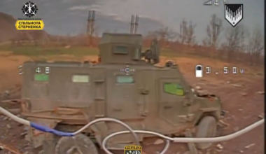 Ukrainian "Voron100" unit, 100th Mechanized Brigade, took out Russian equipment + infantry. Toretsk, April 2025