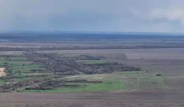 Rare view of a drone watching both rocket launch from 2 Russian helicopters, as well as the impacts - Fighterbomber TG