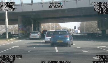 Bumperklevende hardrijder gevolgd en voor tweede keer op dure cursus gestuurd