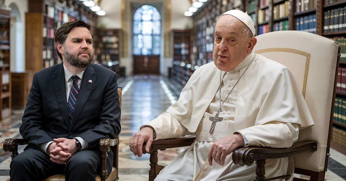 Pope loses will to live after meeting JD Vance