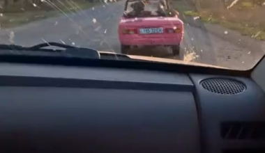 Weekend (not meant for combat) vehicle of Ukrainian soldiers.