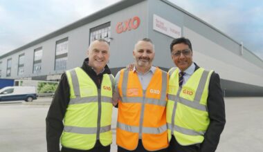 Tarsem Dhaliwal OBE (right), CEO at Iceland Foods, who grew up in Padgate, attended the opening