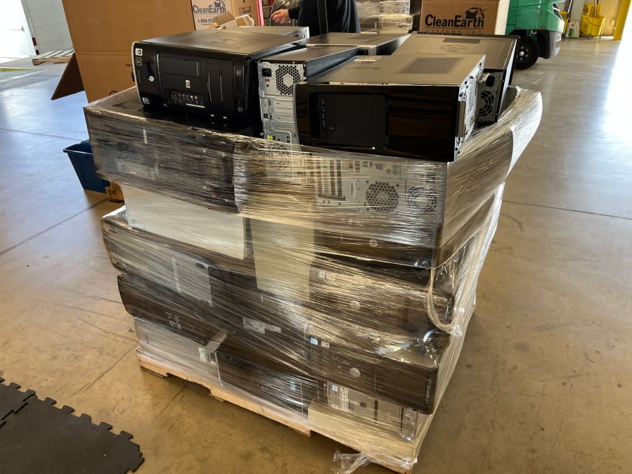 Items dropped off at facility