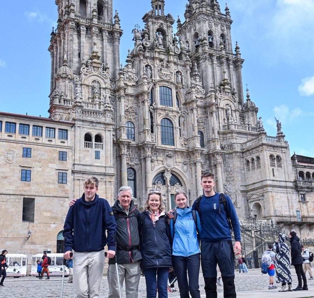 The Belgian Royal Family Completed Their Pilgrimage to the Santiago de Compostela Cathedral on April 16