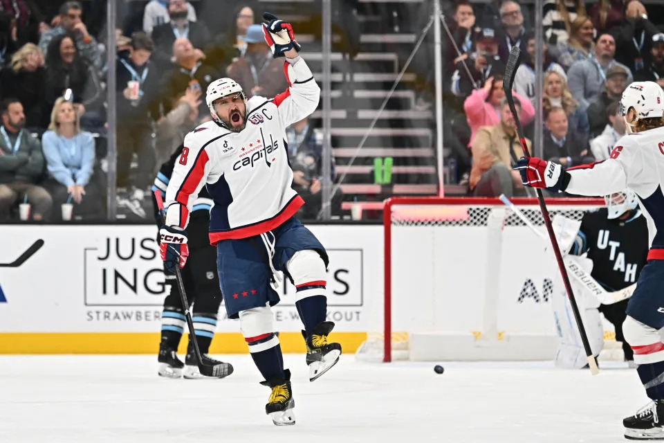 Alex Ovechkin has scored on 180 different goaltenders since entering the NHL in 2005. (Jamie Sabau/NHLI via Getty Images)
