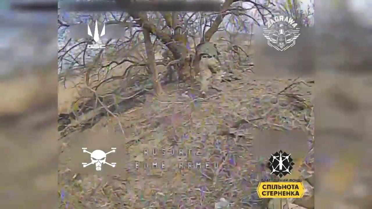 Ukraine's SBS "Flying Skull" team repelled nine more Russian occupants in the Pokrovsk direction, landing accurate strikes with FPV drones. Apr. 7, 2025