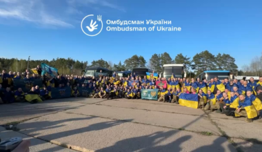 Morale is really high amongst returned Ukrainian POWs from today!