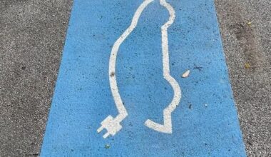 As a new EV owner, I didn't realise you could use these Waitrose charging bays to charge your cat too....