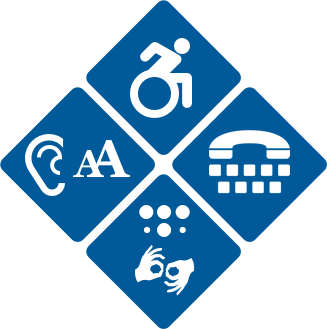 ADA accommodations logo
