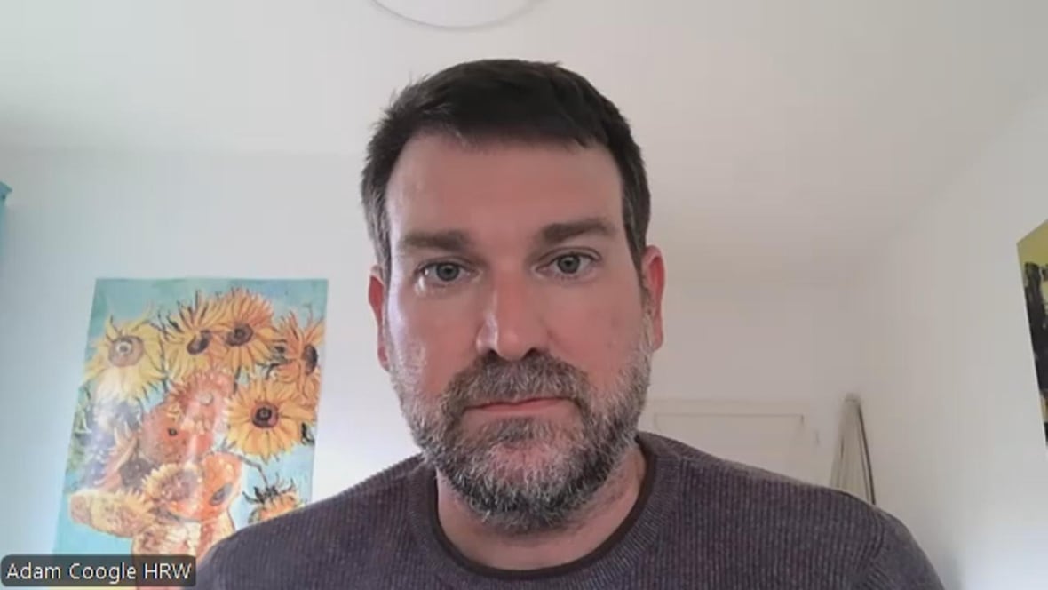 Adam Coogle with the Human Rights Watch says the situation in Syria is "really grim."
