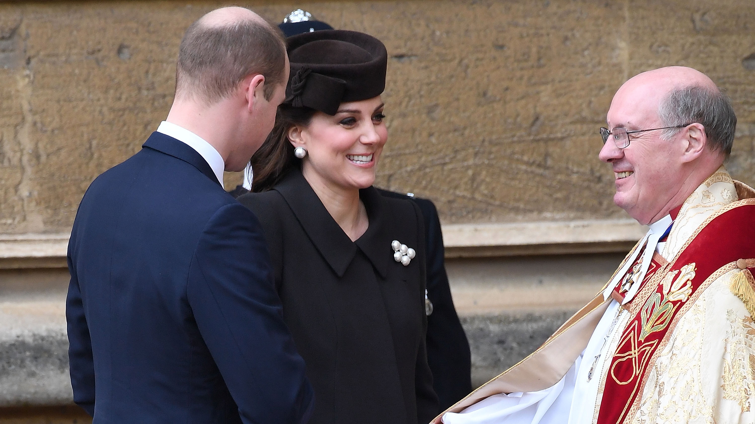 Prince William and Catherine, Princess of Wales attend an Easter Service at St George's Chapel on April 1, 2018