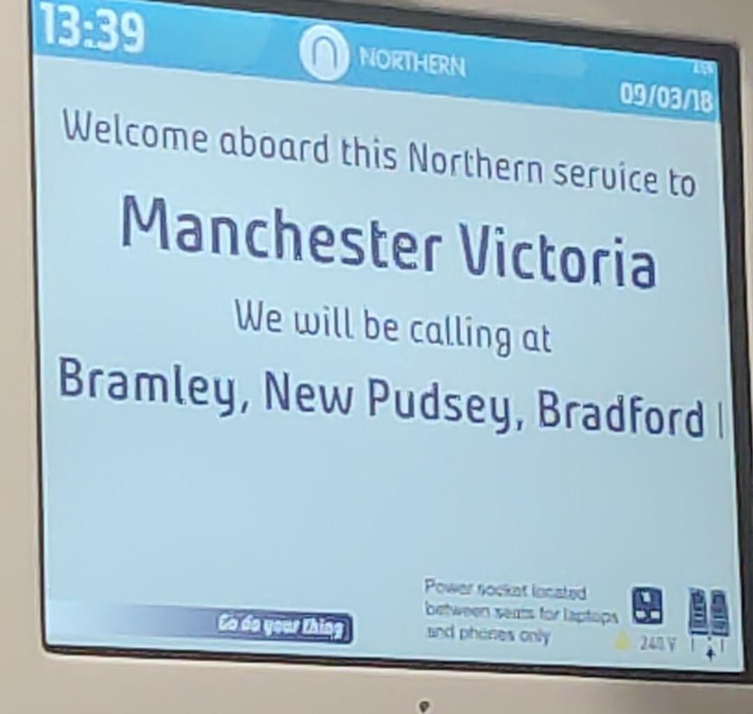 My train thinks its 7 years ago.