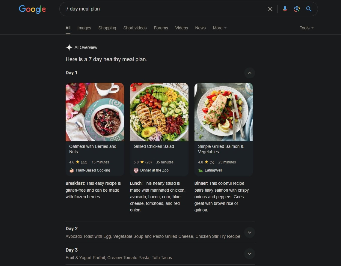 ai overview 7 day meal plan ai overview 7 day meal plan