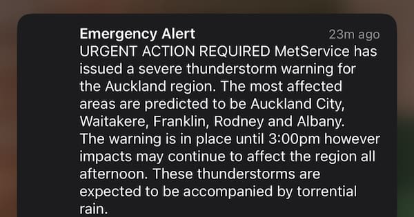 Fresh thunderstorm alerts for Aucklanders after disruptive night