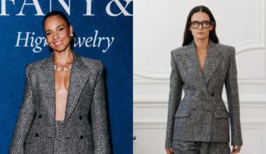 Alicia Keys wears Givenchy fall 2025 ready-to-wear collection for the Tiffany Blue Book Gala.