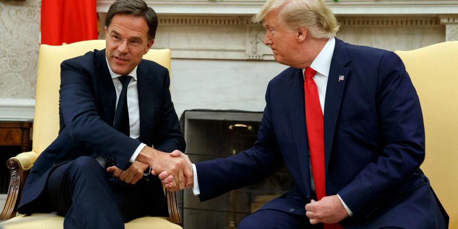 Als niederländischer Regierungschef traf Rutte Trump bereits häufiger. (Archivbild zur Illustration)