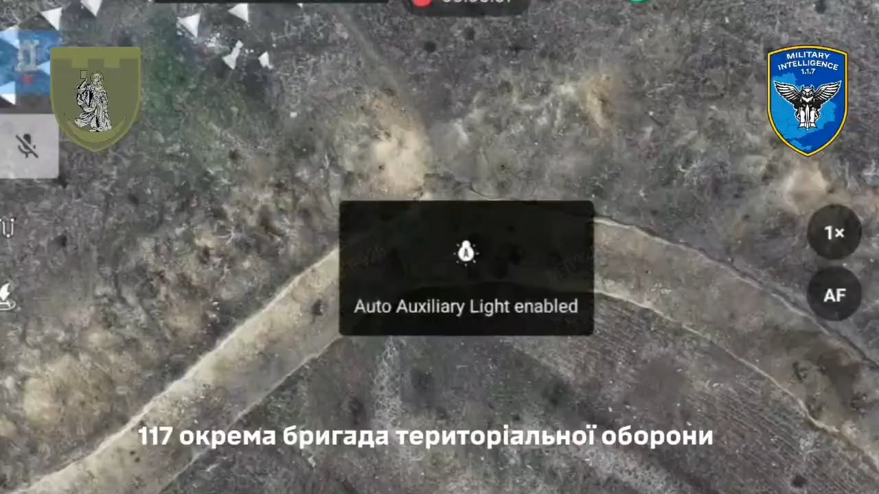 A Russian soldier commits suicide with a grenade after a Ukrainian drone of the 117th territorial defense brigade dropped an explosive munition near him