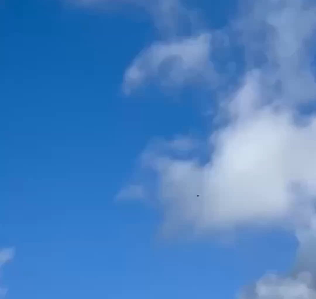 A Ukrainian soldier from the 47th Mechanised Brigade fires an "Igla" MANPADS to intercept an Iranian/Russian Shahed UAV.