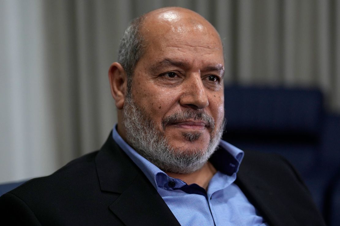 Khalil al-Hayya, a high-ranking Hamas official who has represented the Palestinian militant group in negotiations for a ceasefire and hostage exchange deal, in Istanbul, Turkey, on April 24, 2024.