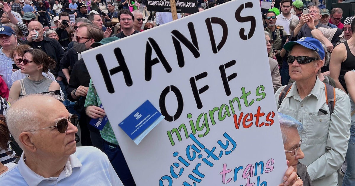 Anti-Trump rallies held across the U.S. to protest administration's policies